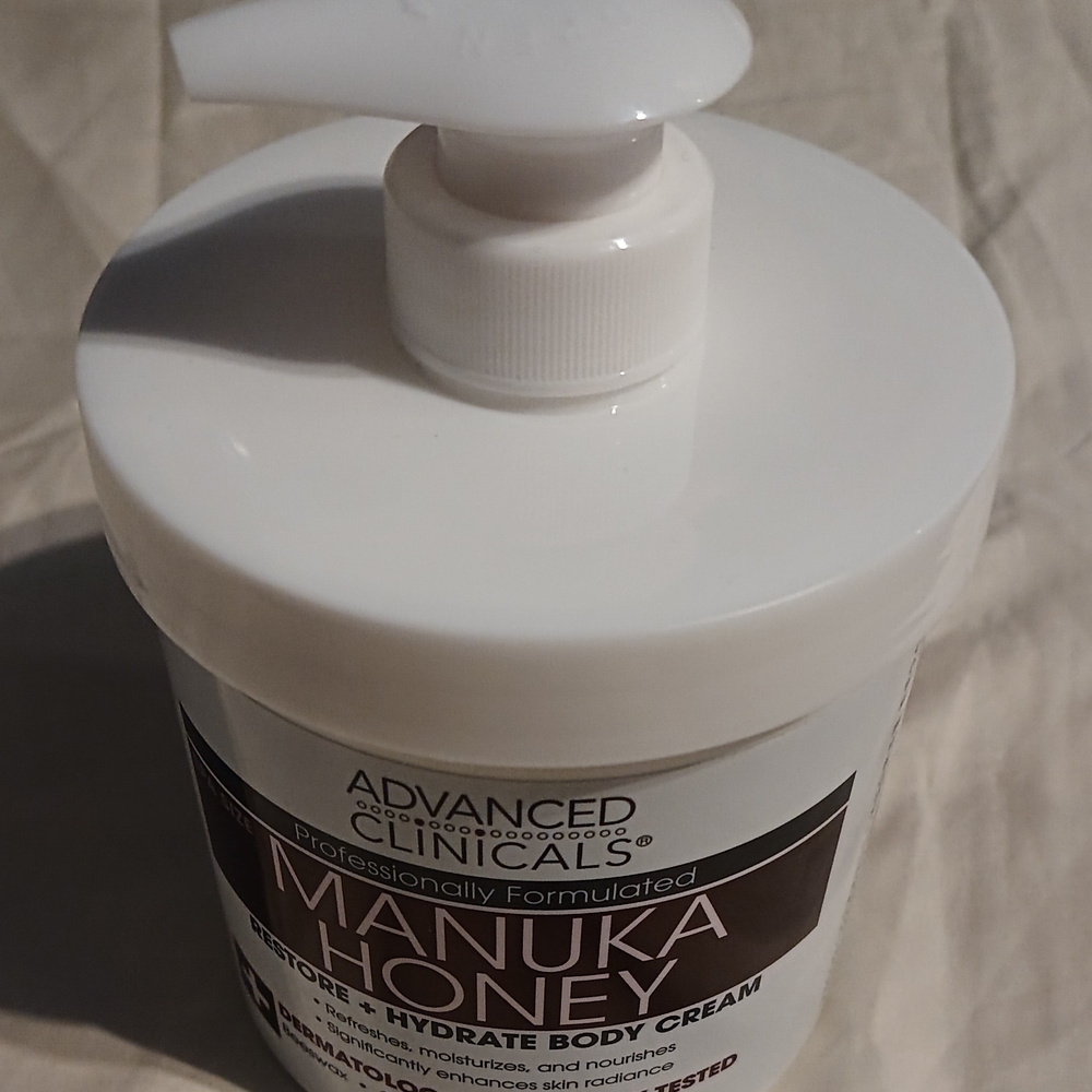 Advanced Clinicals Manuka Honey Body Cream